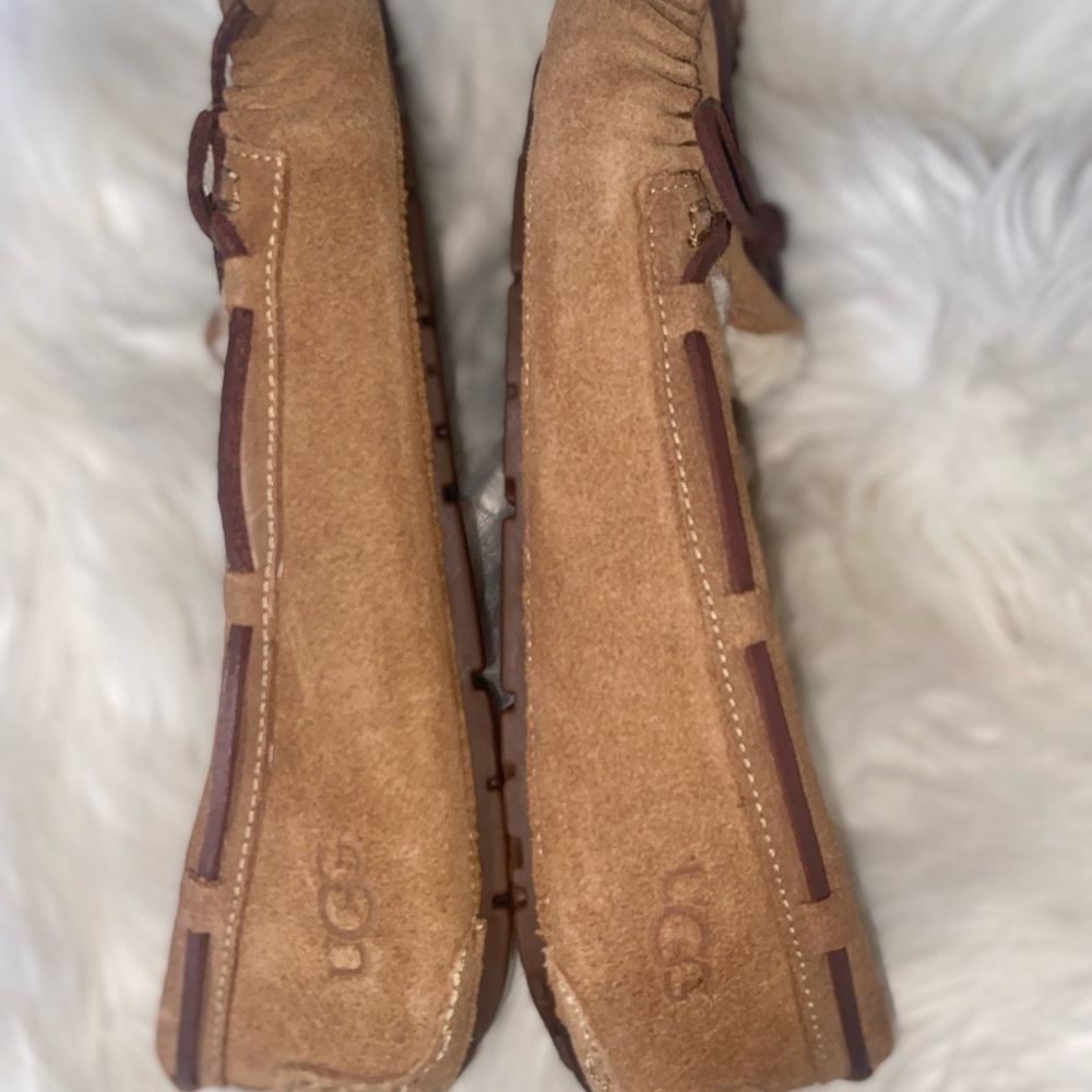 NWT Ugg Women's Bella II UGGplush Lined Slipper Moccasin Size 9 Chestnut-1125912 - Picture 9 of 12